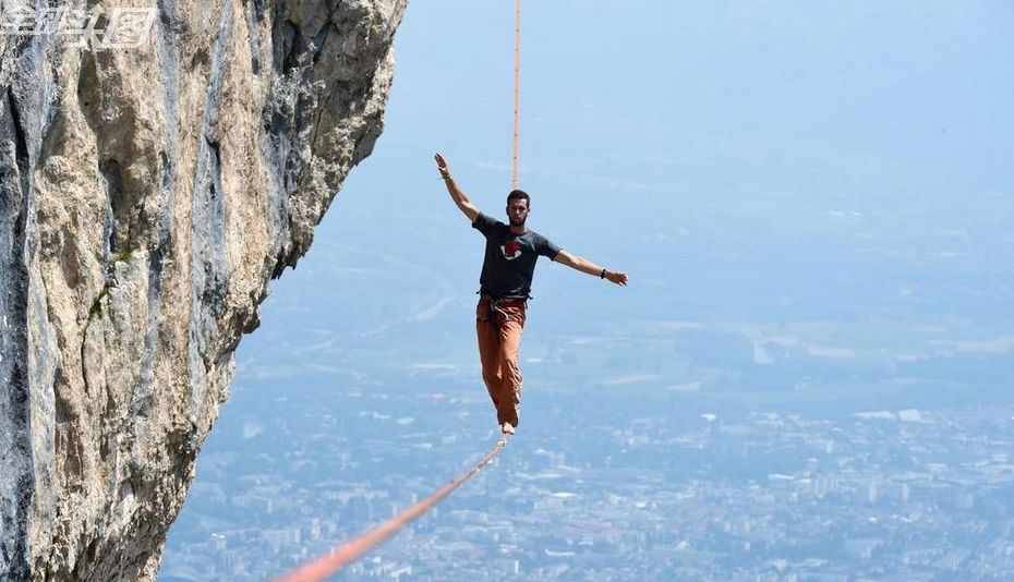 法男子469米高空行走 曾创世界纪录