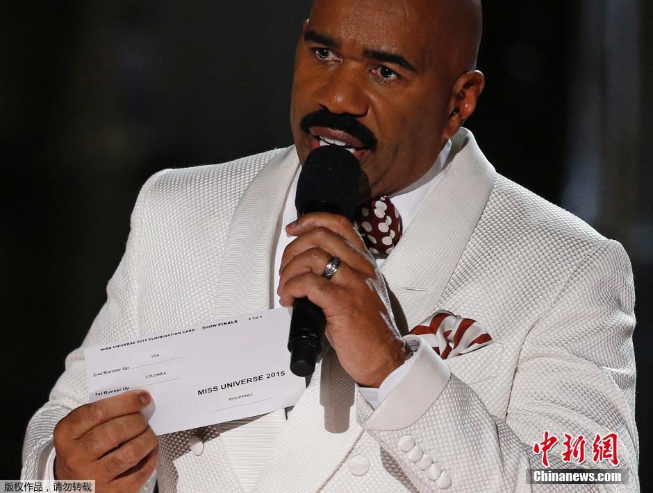 2015环球小姐选美闹乌龙 冠军给错人场面尴尬