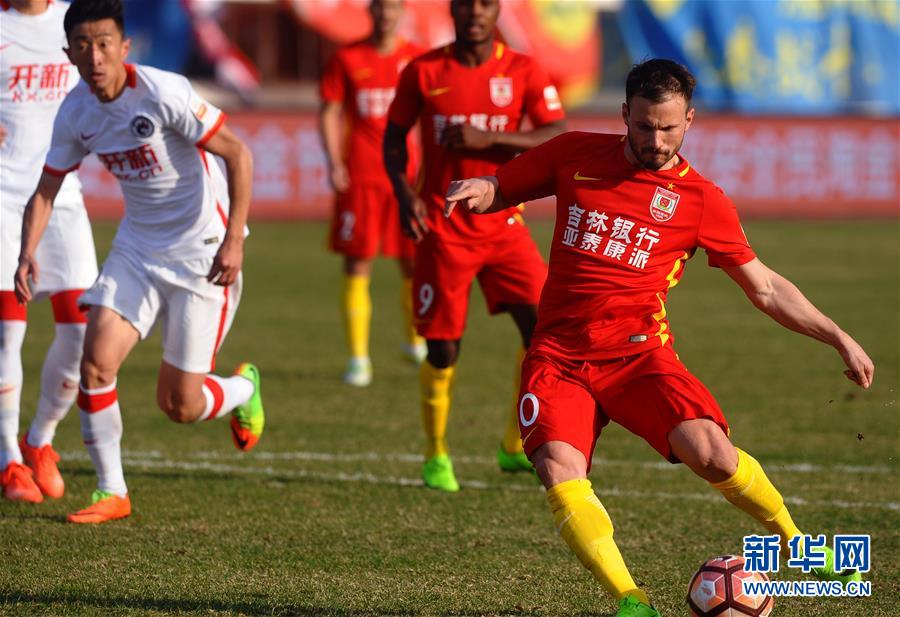 中超:长春亚泰平辽宁沈阳开新