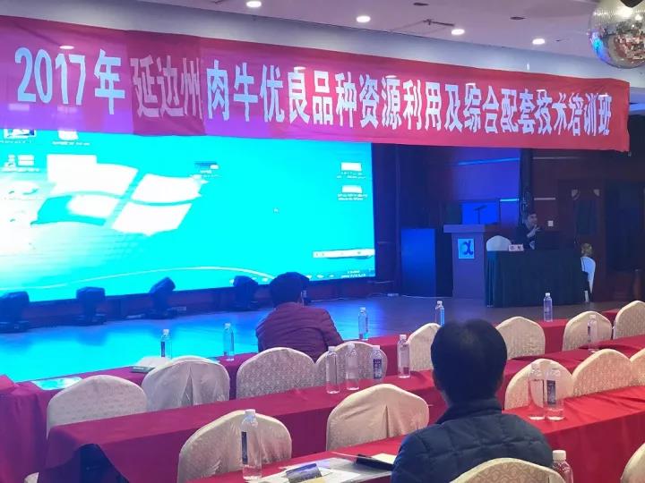 吉林农担延边分公司参加肉牛优良品种资源利用