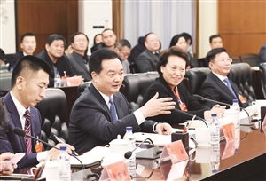 王君正参加长春市政协十三届二次会议联组讨论