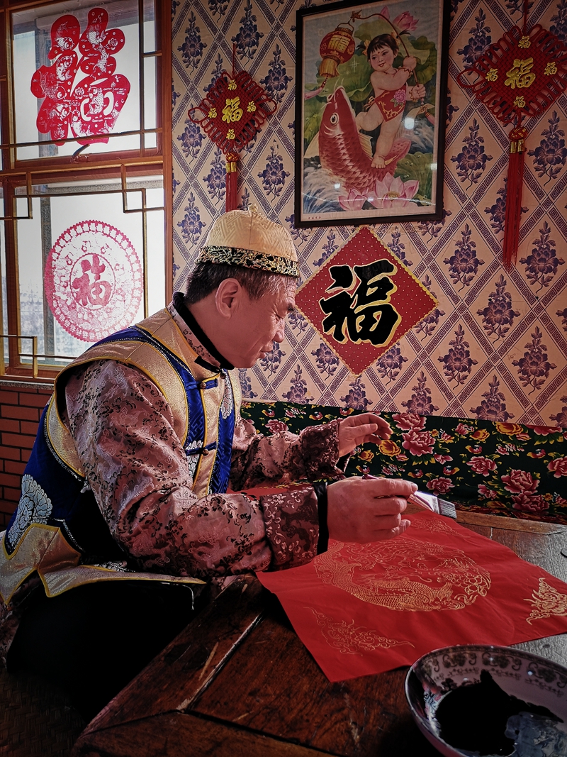 剪窗花 写春联 包饺子…来吉林市体验浓浓的满