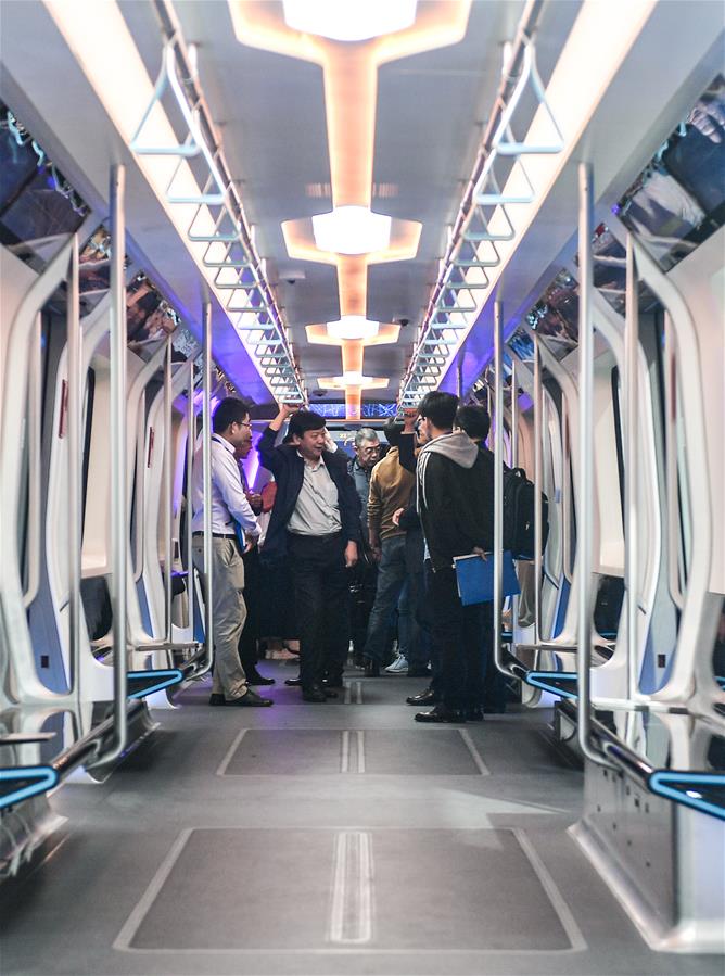 （图文互动）（4）中车长客研制新一代智能地铁列车在长春首次亮相