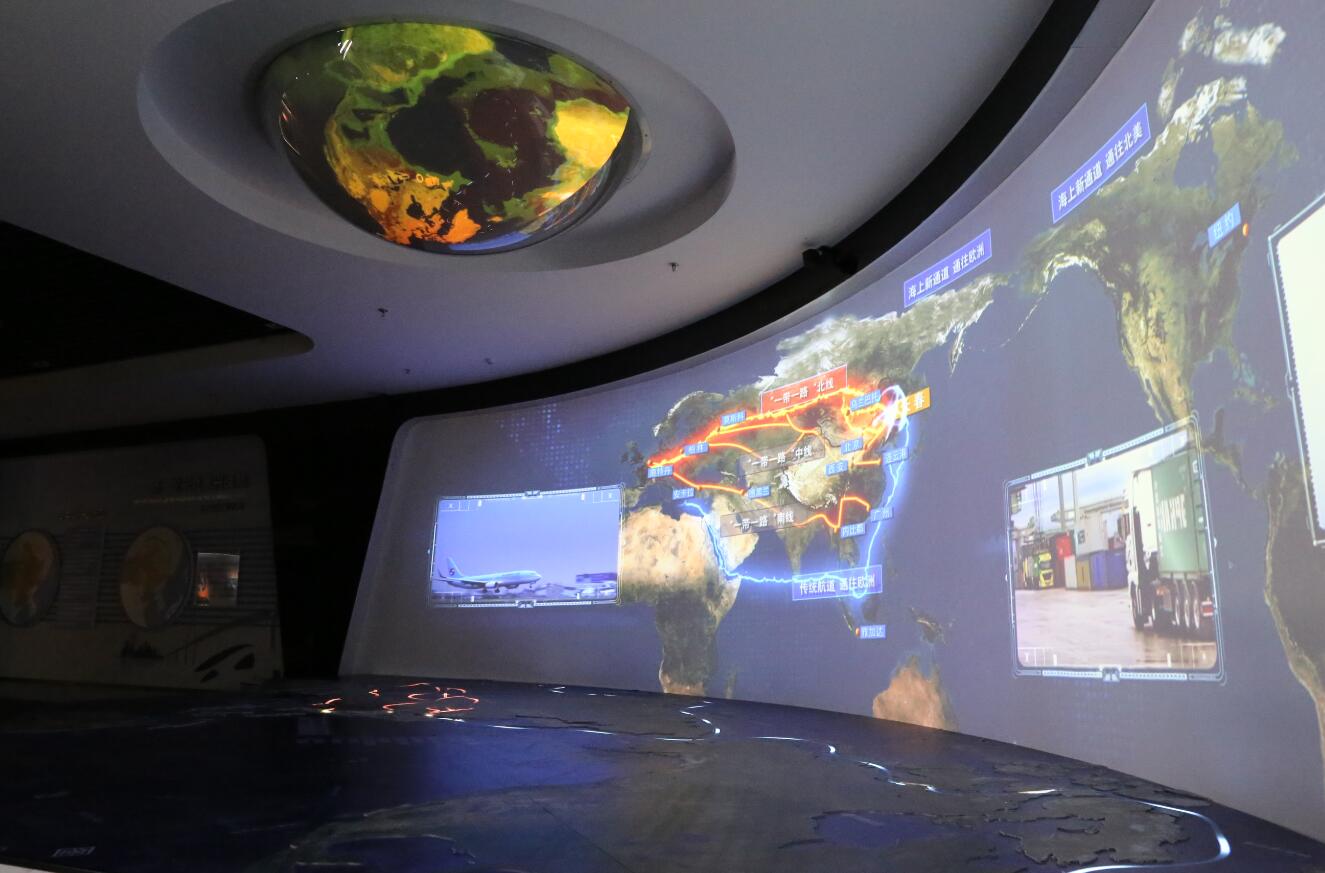 【新華VR全景】探營長春新區規劃展覽館 高科技展現發展藍圖