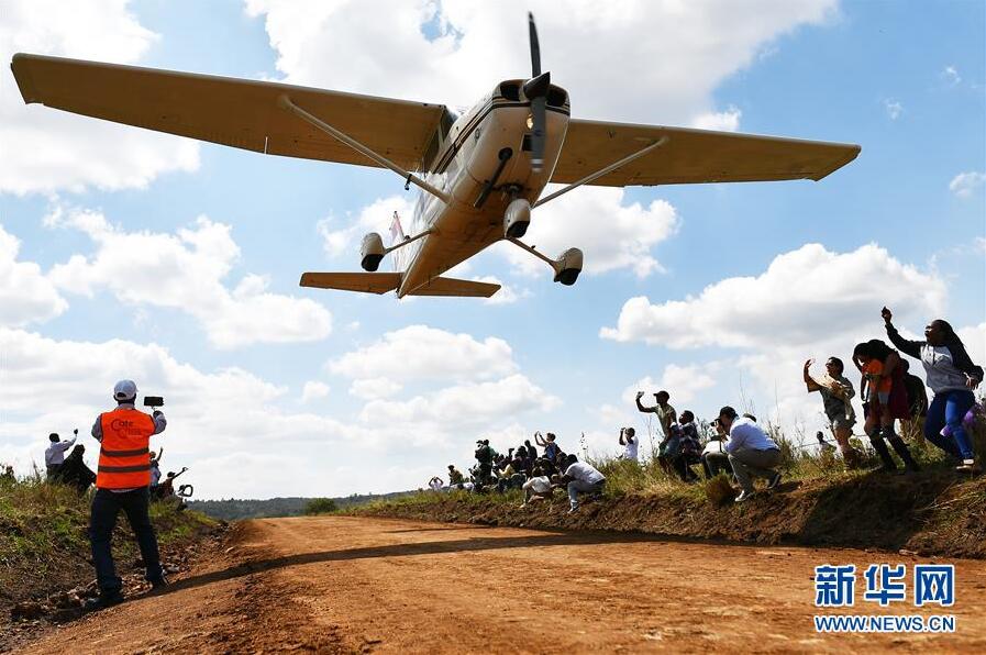 肯尼亚内罗毕上演古董飞机飞行秀
