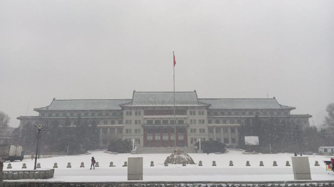 长春终于下雪了！