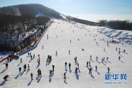吉林风景—庙香山滑雪场